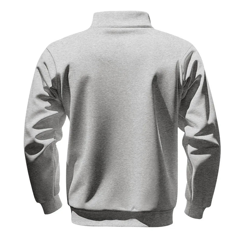 American autumn and winter heavy fleece long-sleeved men&