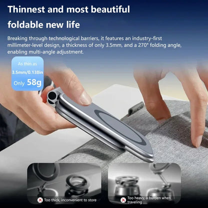 Magnetic Phone Holder for Car Mount with Dual Side Strong Magnets Ultrathin Adjustable Cell Phone Holder Accessories For Phone
