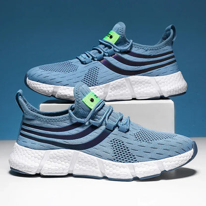Men’s Sneakers Comfortable Breathable Platform Shoes Summer Man Running Shoes Breathable Comfortable Fashion Walking Sneakers