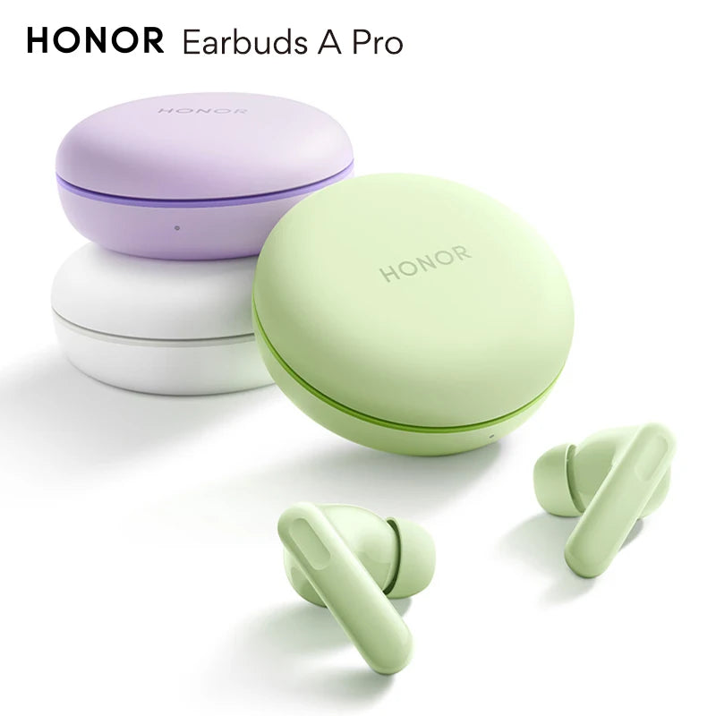 HONOR Earbuds A Pro Earphone TWS Wireless Bluetooth 5.3 Headphone 49dB Active Noise Reduction Headset 42 Hour Battery Life IP54
