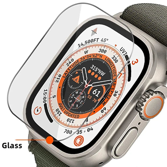 Tempered Glass for Apple Watch Ultra 49mm Screen Protector Anti-Scratch for Smartwatch Apple Watch 8 Pro 49mm HD Glass Protectiv