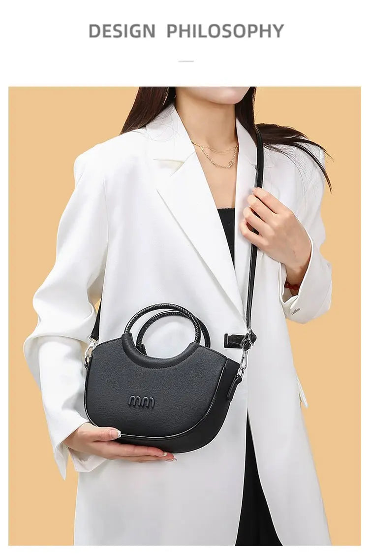 High End Fashionable Bag for Women Classic Elegant Luxury Leather Trendy Paris Designer Vintage Casual Simple Style
