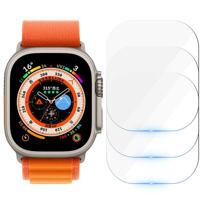Tempered Glass for Apple Watch Ultra 49mm Screen Protector Anti-Scratch for Apple Watch Ultra 2 Smartwatch