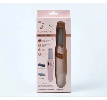 Electric callus removal foot care tools - dry and wet foot files for removing dead skin, charging foot pedicure tools