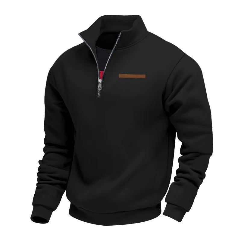 American autumn and winter heavy fleece long-sleeved men&