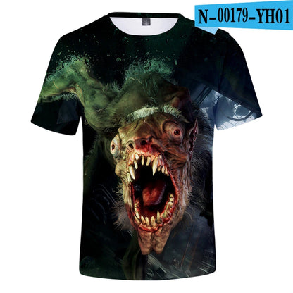 Game Metro Exodus 3D Print T-Shirt Men/Women Summer Fashion Short Sleeves Men Women Casual Trendy T Shirts Oversized