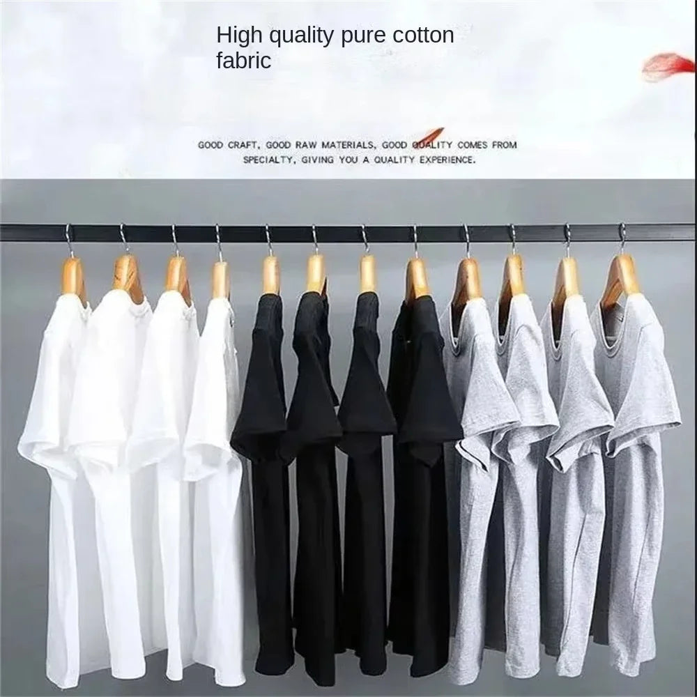 Pure White 260g Heavy T-shirt Men&