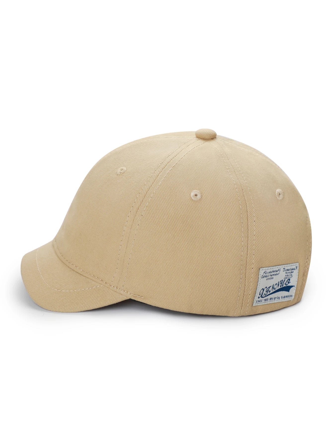 Men Women Short Edge Baseball Caps Casual Outdoor Cycling Caps Nylon Fastening Strap Adjustable Street Retro Embroidered Dad Hat