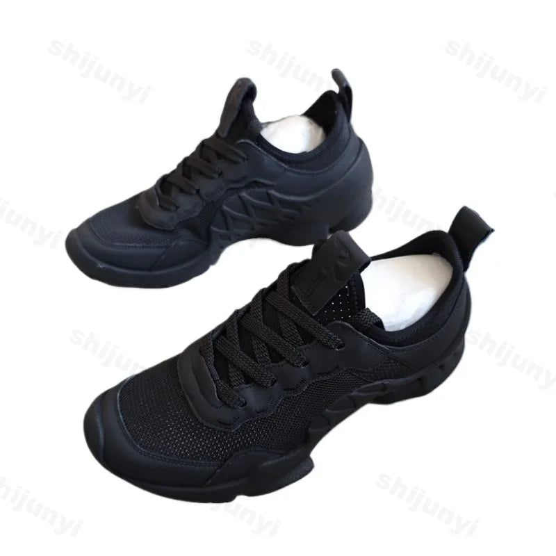 Men Sneakers 2026 Summer Autumn New Mesh Breathable Outdoor Casual Sports Shoes Lightweight Comfortable Lace Up Vulcanized Shoes