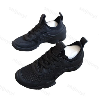 Men Sneakers 2026 Summer Autumn New Mesh Breathable Outdoor Casual Sports Shoes Lightweight Comfortable Lace Up Vulcanized Shoes