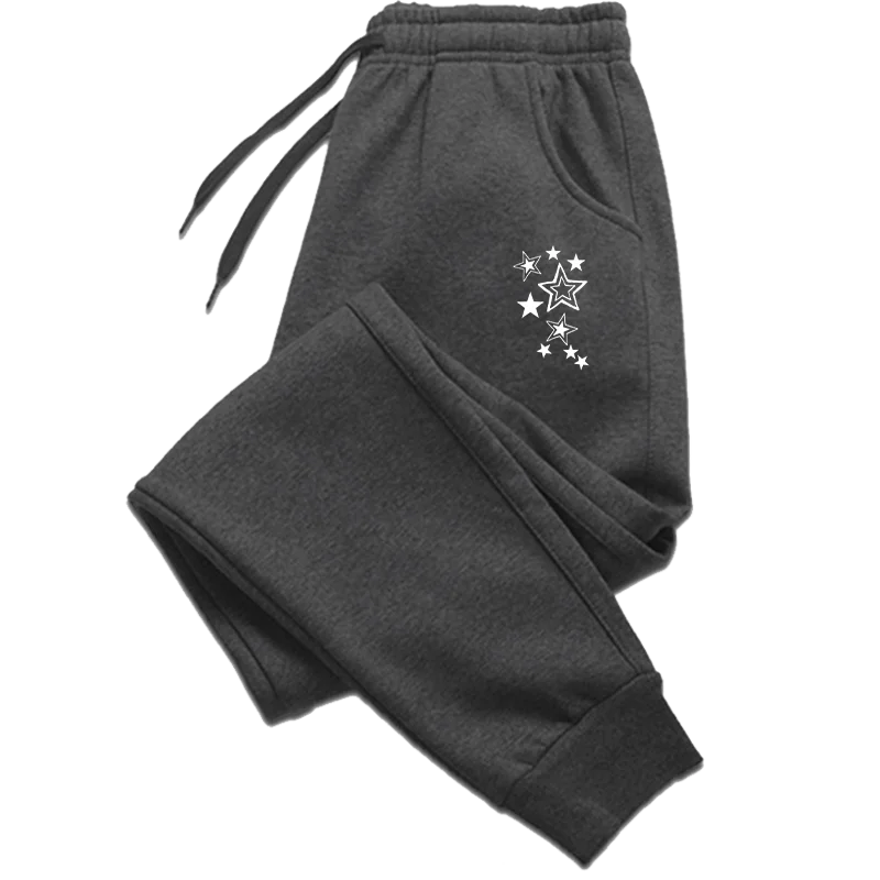 Clothes for Women Stars Print Pant Slacks Woman Clothing White Pants Women&