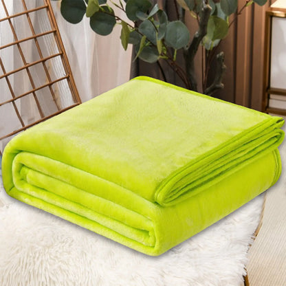 Fleece Blankets Single Twin Blanket For Bed, Full Size Fleece Throw Blanket, Warm Blanket For Winter, Shoulder Knee Cozy Blanket