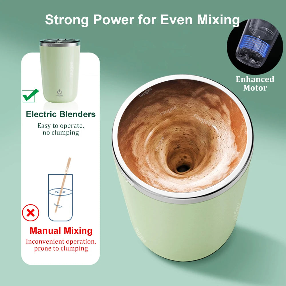 Mini Portable Blender Electric Mixer Machine Portable Blender Bottles Automatic Mixing Cup Rechargeable Electric Shaker Bottle