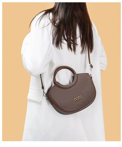High End Fashionable Bag for Women Classic Elegant Luxury Leather Trendy Paris Designer Vintage Casual Simple Style