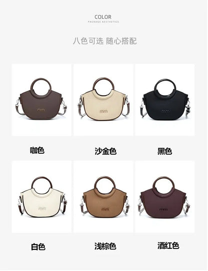 High End Fashionable Bag for Women Classic Elegant Luxury Leather Trendy Paris Designer Vintage Casual Simple Style