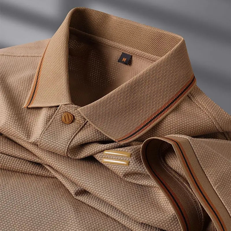 New Style Turn-down Collar Summer Casual Short-sleeve Men&