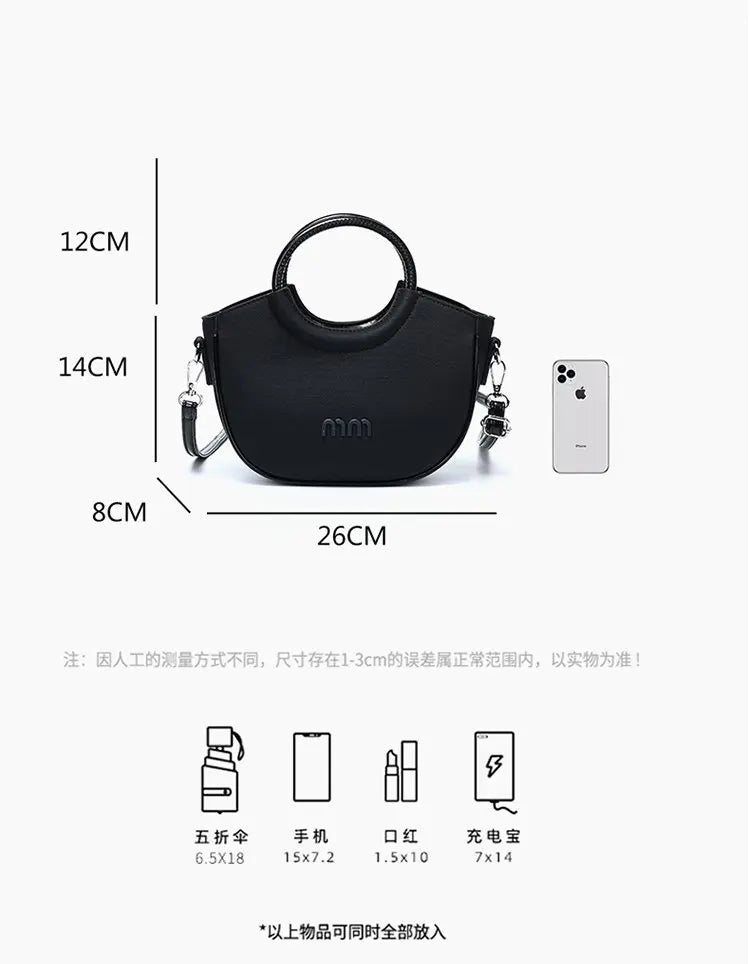 High End Fashionable Bag for Women Classic Elegant Luxury Leather Trendy Paris Designer Vintage Casual Simple Style