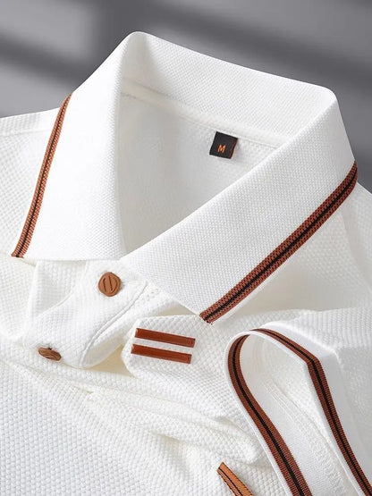 New Style Turn-down Collar Summer Casual Short-sleeve Men&
