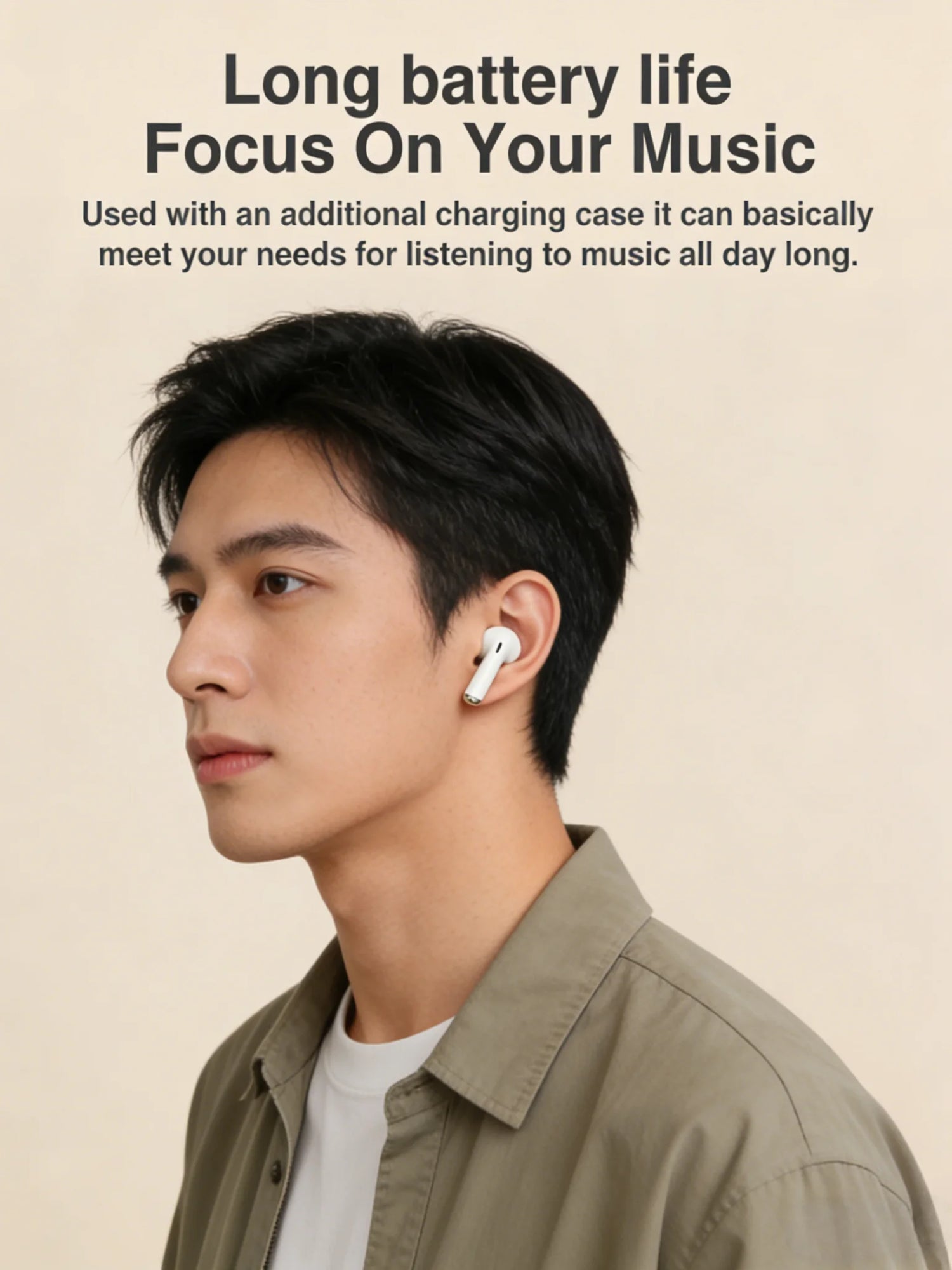 New wireless Bluetooth earbuds with advanced acoustics, compact design, hi-fi sound, ultra-lightweight semi-in-ear fit,