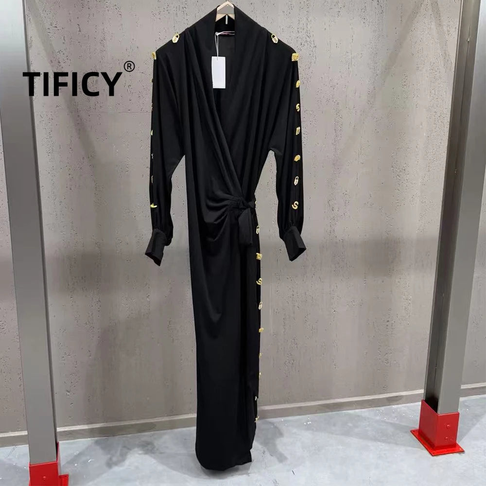High Street Fashion Heavy Industry Metal DressWomen&