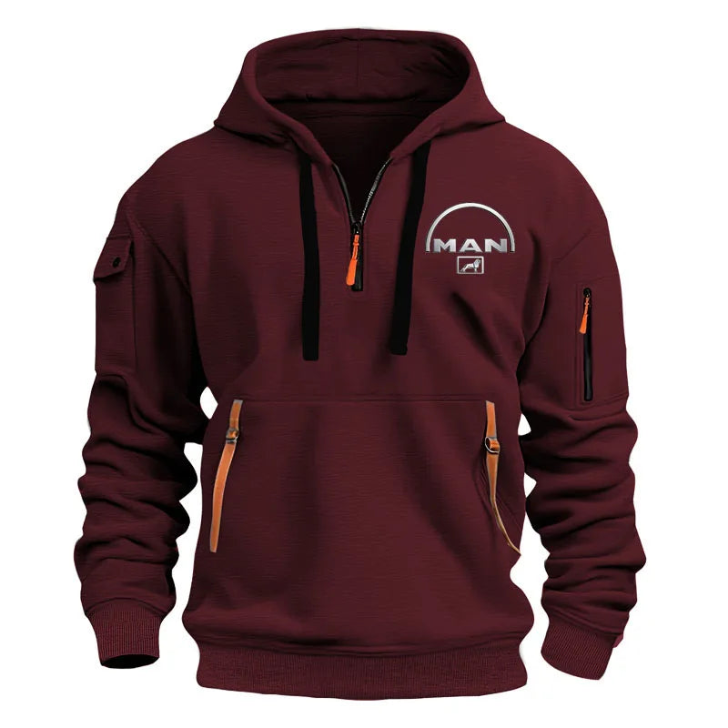 Half zipper Men&