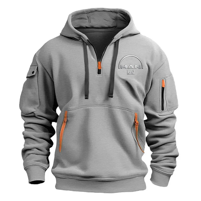 Half zipper Men&