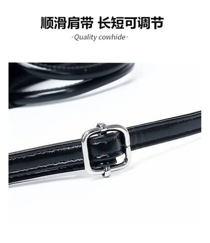 High End Fashionable Bag for Women Classic Elegant Luxury Leather Trendy Paris Designer Vintage Casual Simple Style