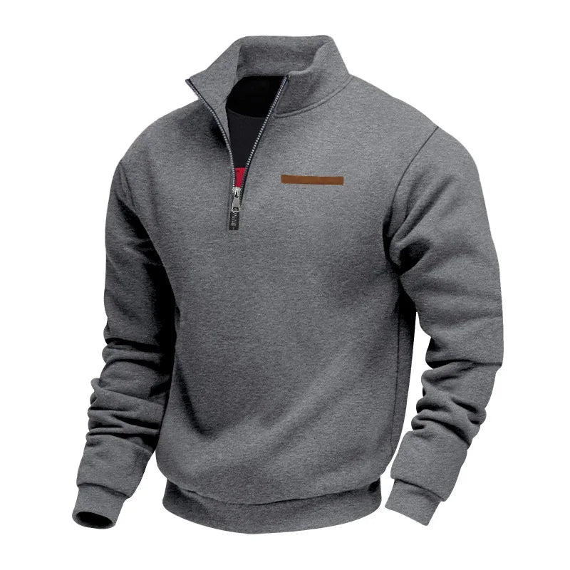 American autumn and winter heavy fleece long-sleeved men&