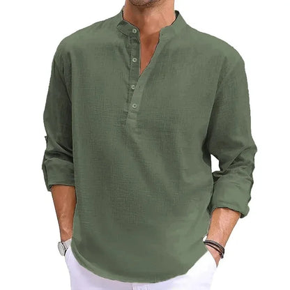 Animal Game Luxury Cotton Shirts for Men Casual Shirts Lightweight Long Henley Shirts Hawaiian Southern T Shirts for Man&