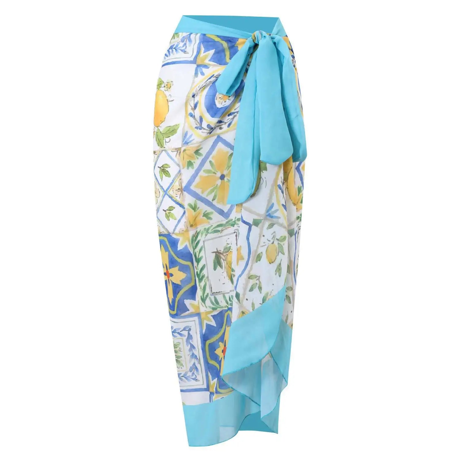 2026 New Sexy Print Retro Swimwear Beach Dress Cover Up Long Skirts Skirt Party Outfits Swimsuit Beachwear