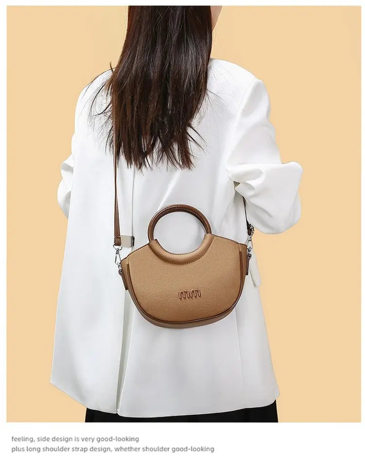 High End Fashionable Bag for Women Classic Elegant Luxury Leather Trendy Paris Designer Vintage Casual Simple Style