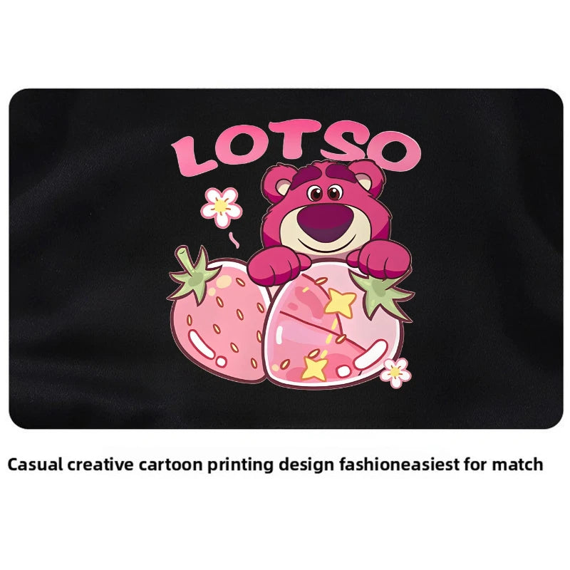 Spring Fall New Style Casual Sweatshirts Sets for Girls 0-8years  Cartoon Printed Kids O Neck Hoodies and Trousers 2pcs Set