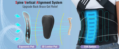 Posture Corrector for Men and Women, Adjustable Shoulder Posture Brace, Back Straightener Posture, Used for Middle Upper Spine