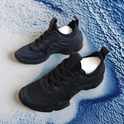 Men Sneakers 2026 Summer Autumn New Mesh Breathable Outdoor Casual Sports Shoes Lightweight Comfortable Lace Up Vulcanized Shoes