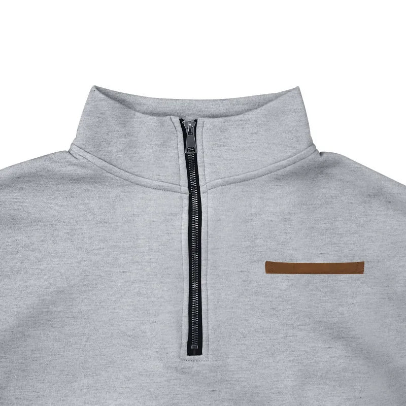 American autumn and winter heavy fleece long-sleeved men&