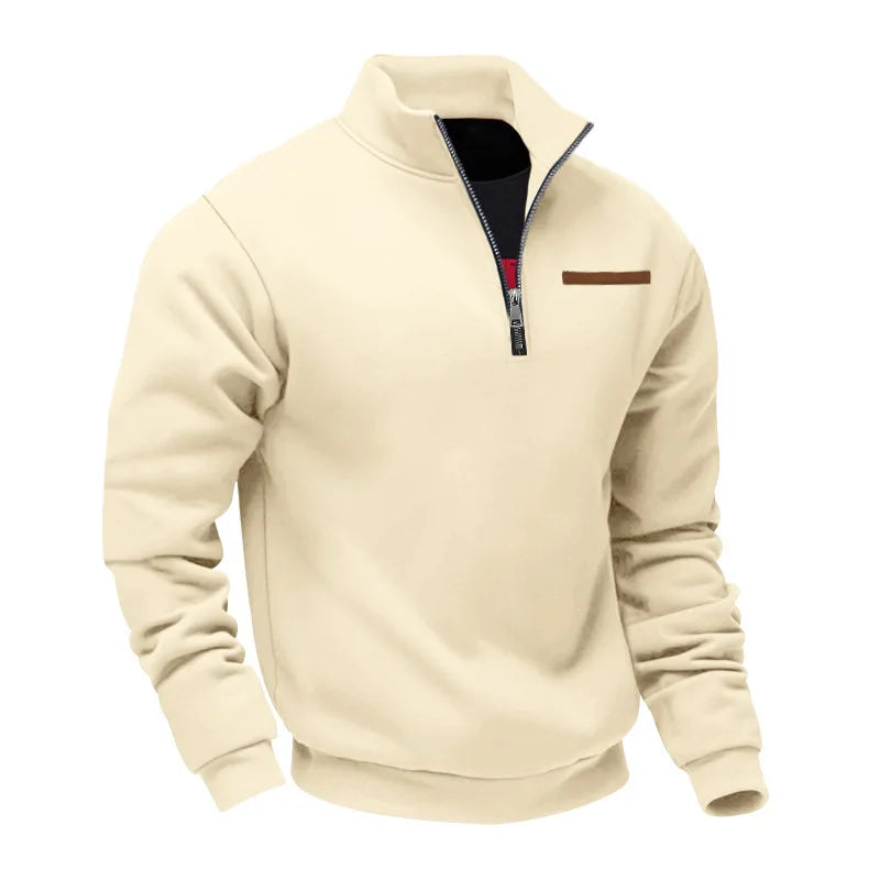 American autumn and winter heavy fleece long-sleeved men&