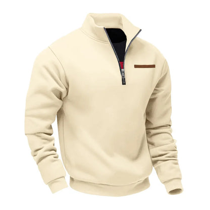 American autumn and winter heavy fleece long-sleeved men&