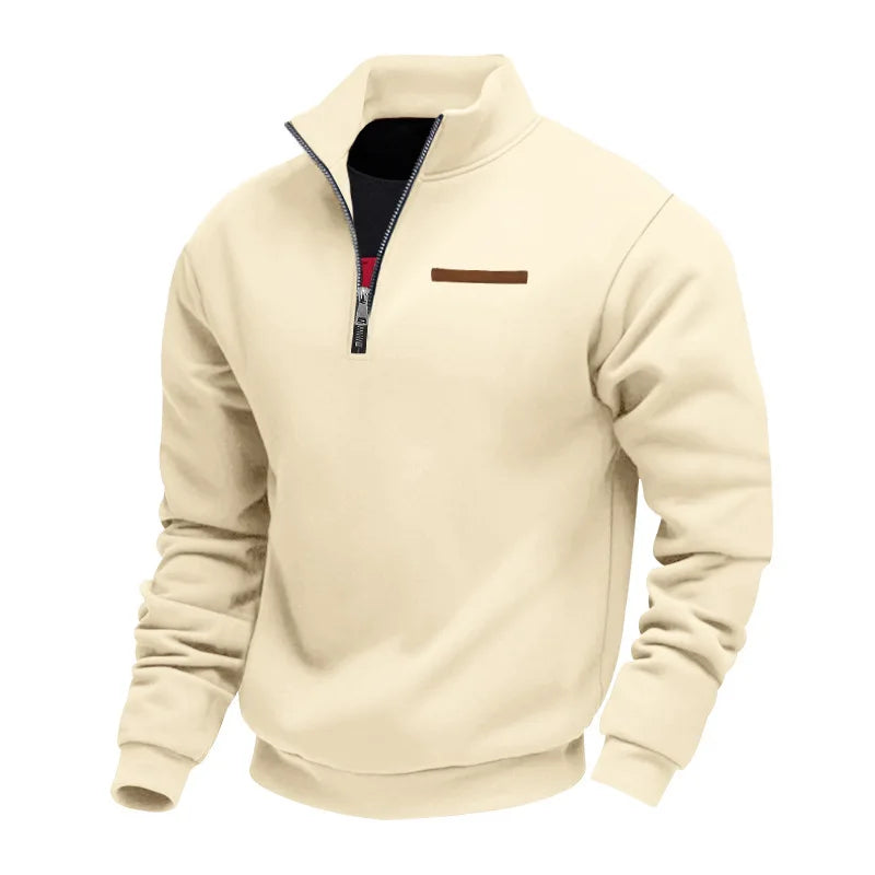 American autumn and winter heavy fleece long-sleeved men&