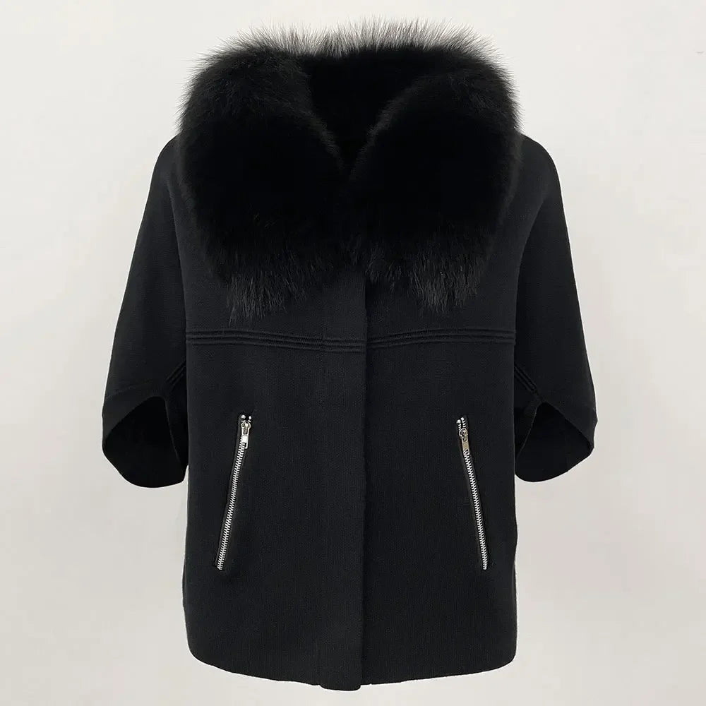 Knitwear Woman Clothes for Women Autumn European Fashion Knitted Sweater Real Fur Coat Natural Fox Fur Jacket Spring Cardigan