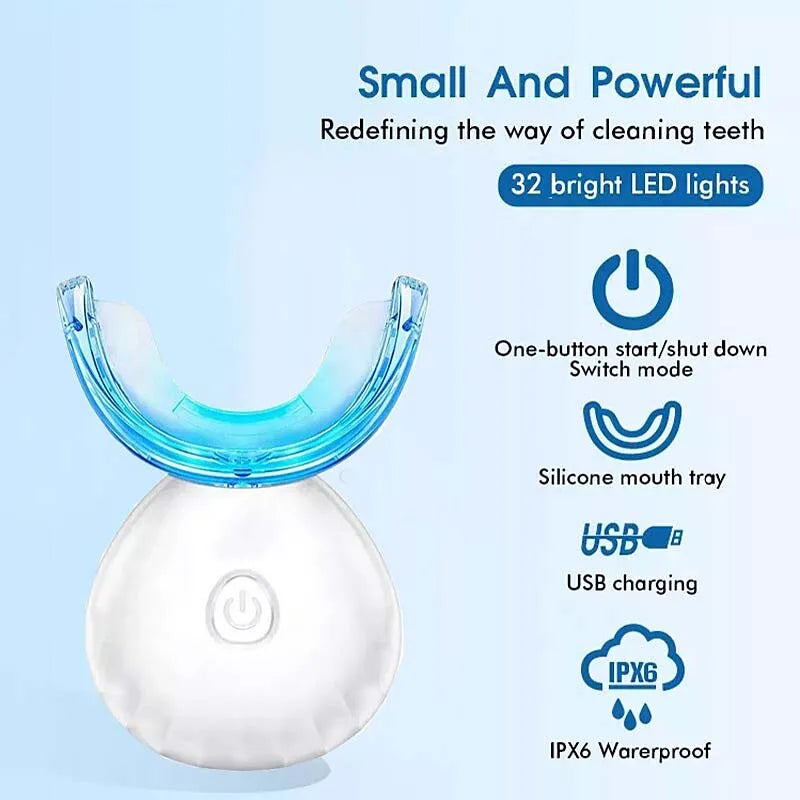 Wholesale Customizable Fast Whitening Teeth Kit Multi-Purpose Wireless LED Light with Four Whitening Gel Pens for Home Use