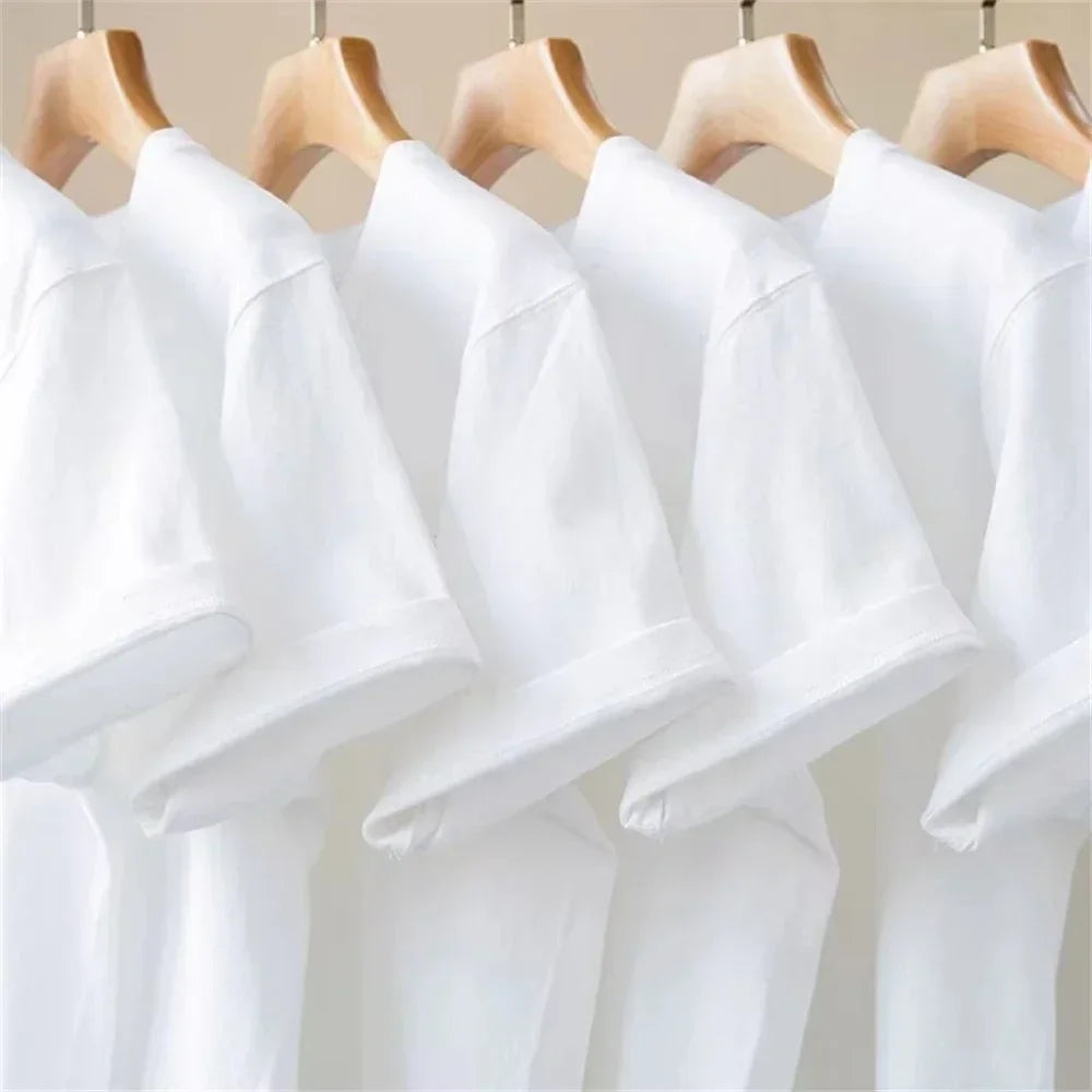 Pure White 260g Heavy T-shirt Men&
