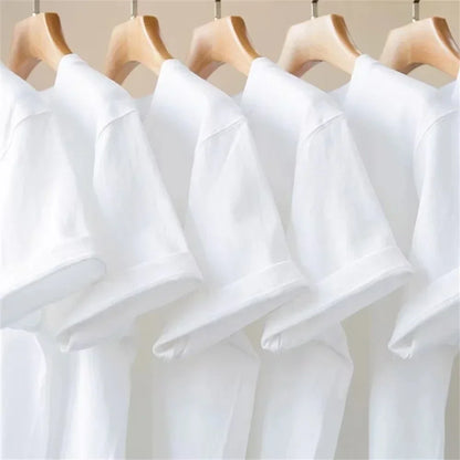 Pure White 260g Heavy T-shirt Men&