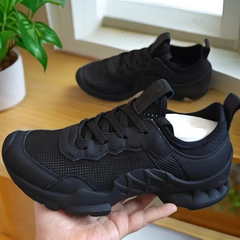 Men Sneakers 2026 Summer Autumn New Mesh Breathable Outdoor Casual Sports Shoes Lightweight Comfortable Lace Up Vulcanized Shoes