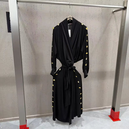 High Street Fashion Heavy Industry Metal DressWomen&