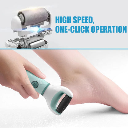 Wireless Foot Grinder USB Recharge Waterproof Anti Callus Dead Skin Cracks Pedicure Shaver Remove Dry Dead Cracked