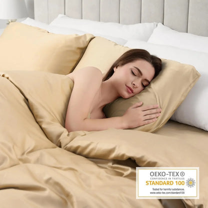 1PC Satin Pillowcase for Hair Similar to Silk Pillow Cases for Skin, Silky &amp; Soft Pillow Covers, Gifts for Her or Him