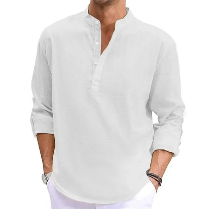 Animal Game Luxury Cotton Shirts for Men Casual Shirts Lightweight Long Henley Shirts Hawaiian Southern T Shirts for Man&