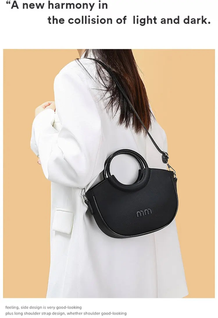 High End Fashionable Bag for Women Classic Elegant Luxury Leather Trendy Paris Designer Vintage Casual Simple Style