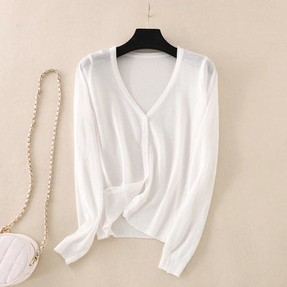 Ice Silk Thin Knitted  Women&