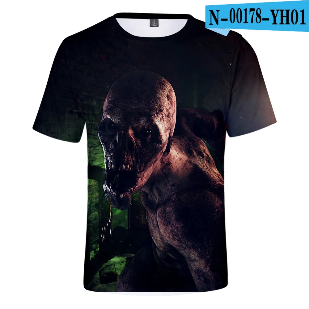 Game Metro Exodus 3D Print T-Shirt Men/Women Summer Fashion Short Sleeves Men Women Casual Trendy T Shirts Oversized